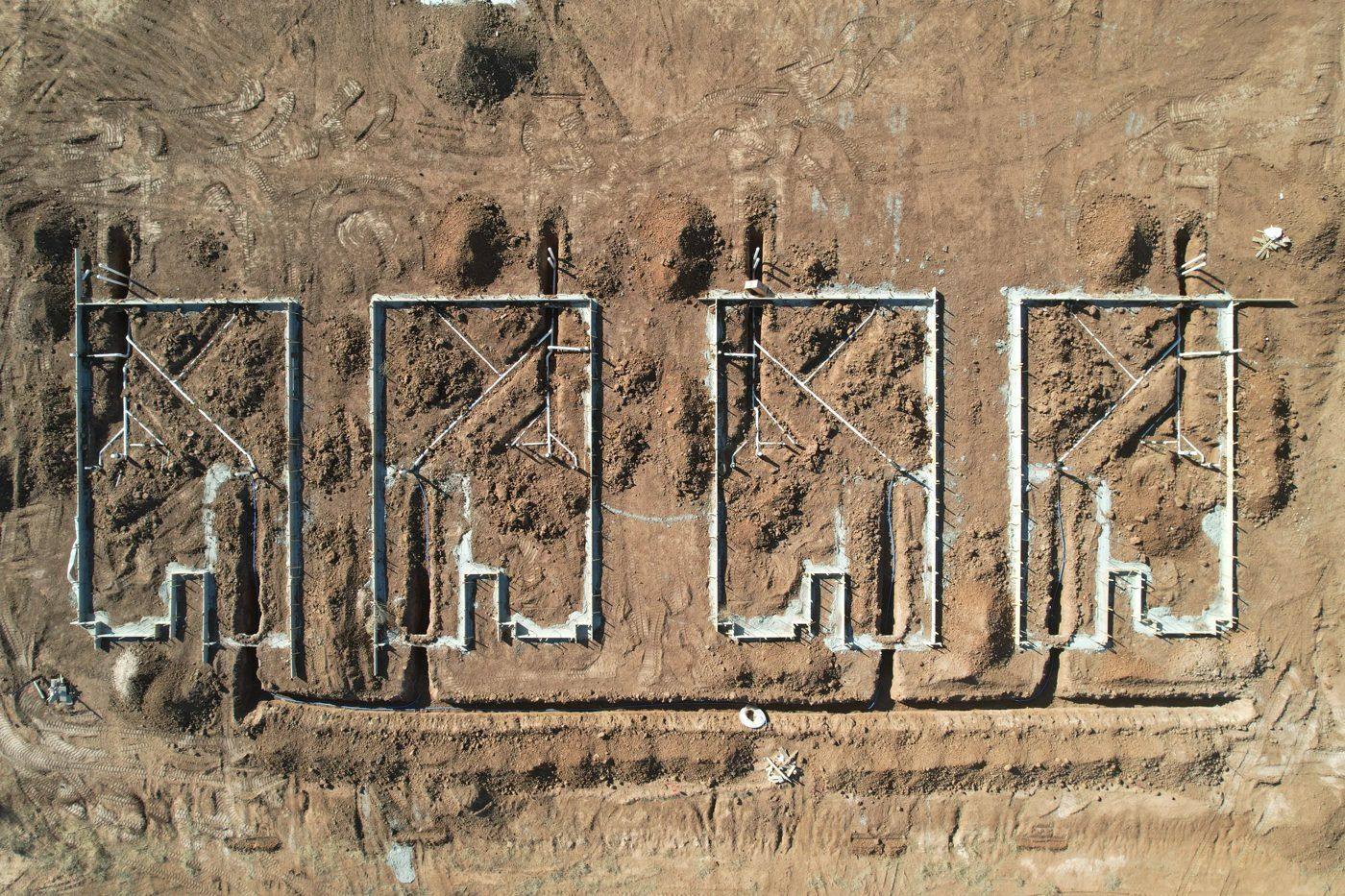 Aerial view of a property near Amarillo
